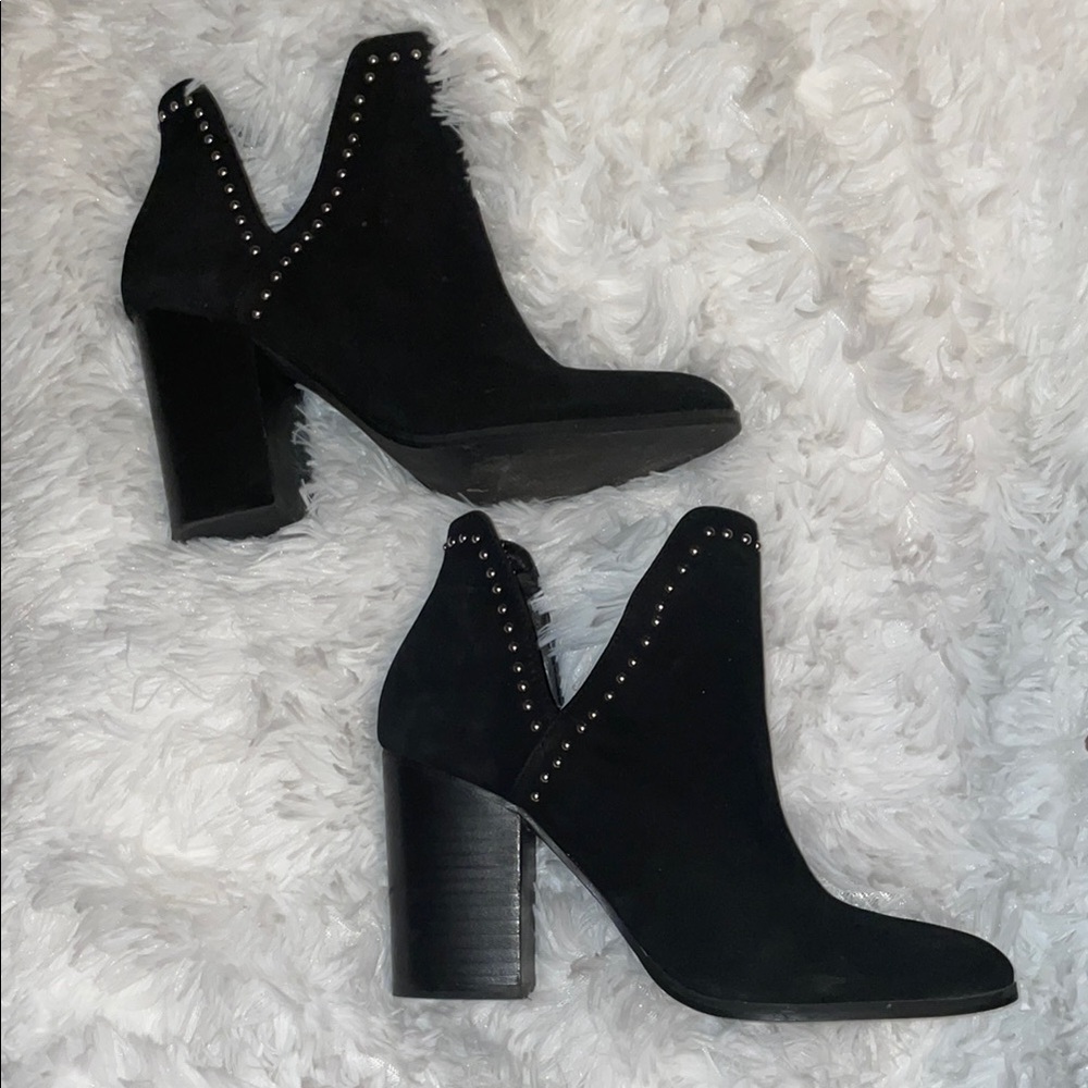Black Suede Women's Ankle Boots
